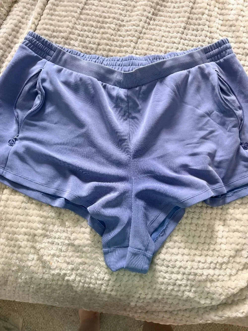Victoria’s Secret Periwinkle Lounge Shorts XXL | Soft Modal Blend with Pockets
